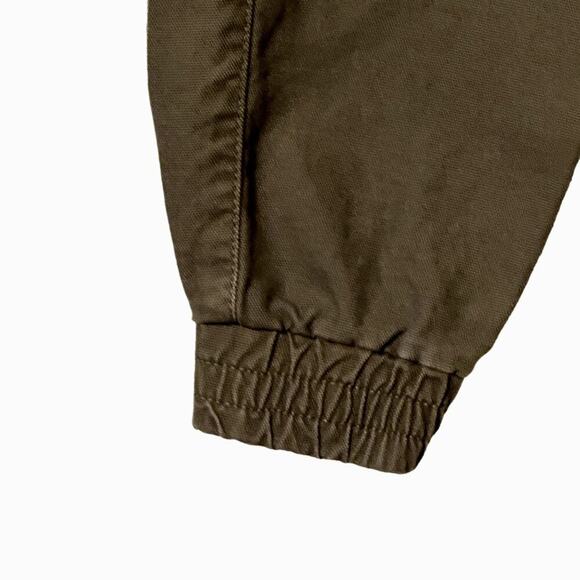 Goodfellow Men's Olive Green Cargo Pants Tie Elastic Waist XS - Picture 5 of 12